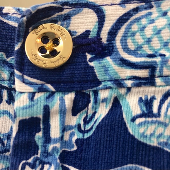 Lilly Pulitzer boho elephant shorts girls 14 - Picture 3 of 7